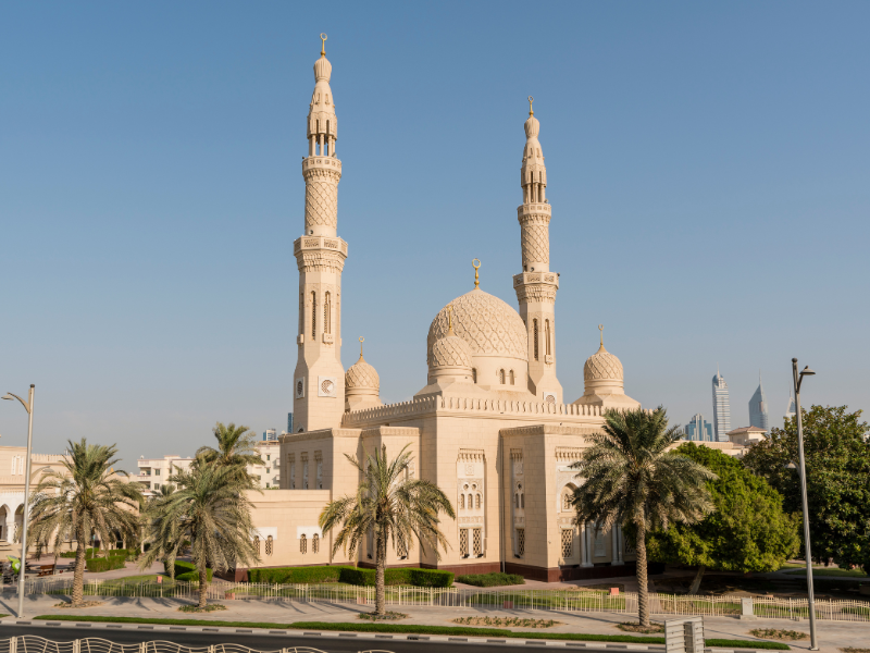 grande mosquée à Dubaï 