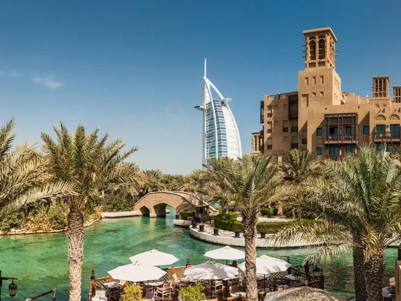 vue sur le burj al arab dubai