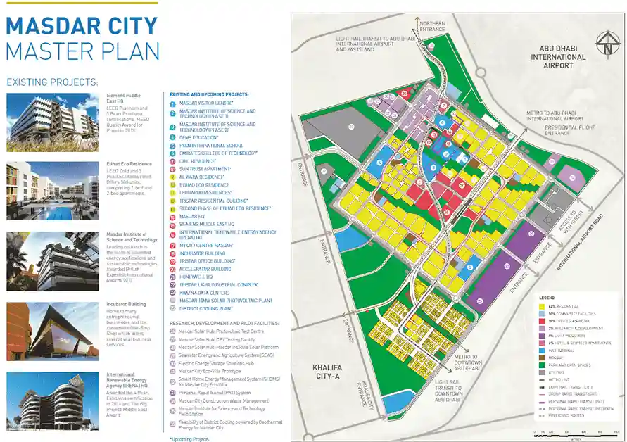 Masdar city plan