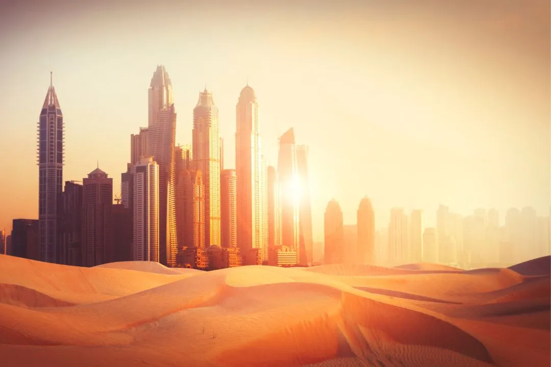 Les températures à Dubaï en juillet et août sont écrasantes. Desert dubai temperature