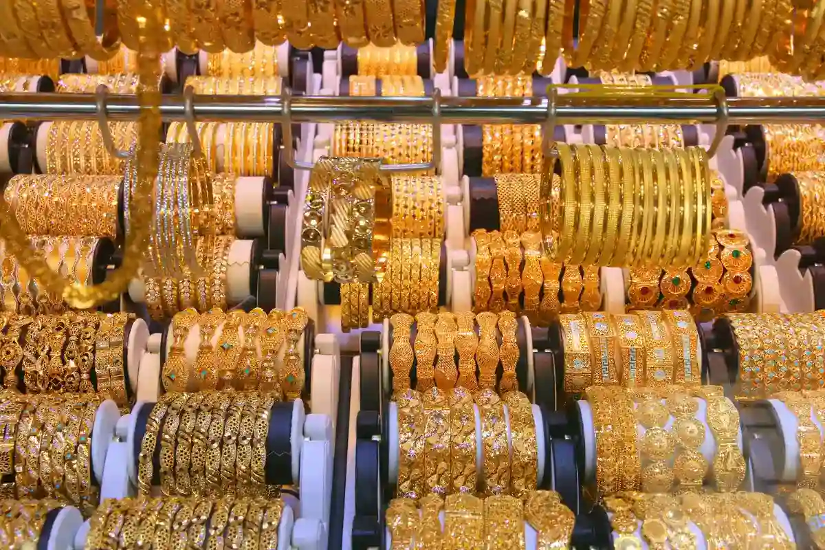 Le gold souk (souk de l’or) de Dubai bracelets en or