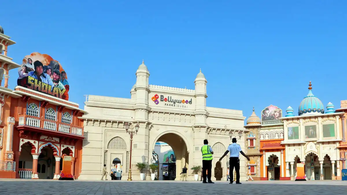 Bollywood Parks Dubaï entrée du parc d'attraction
