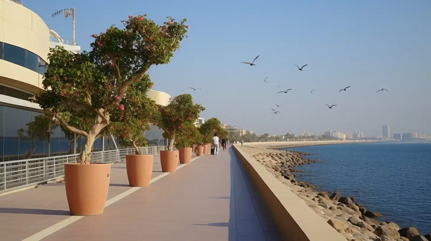 Deira corniche en bord de mer à dubai