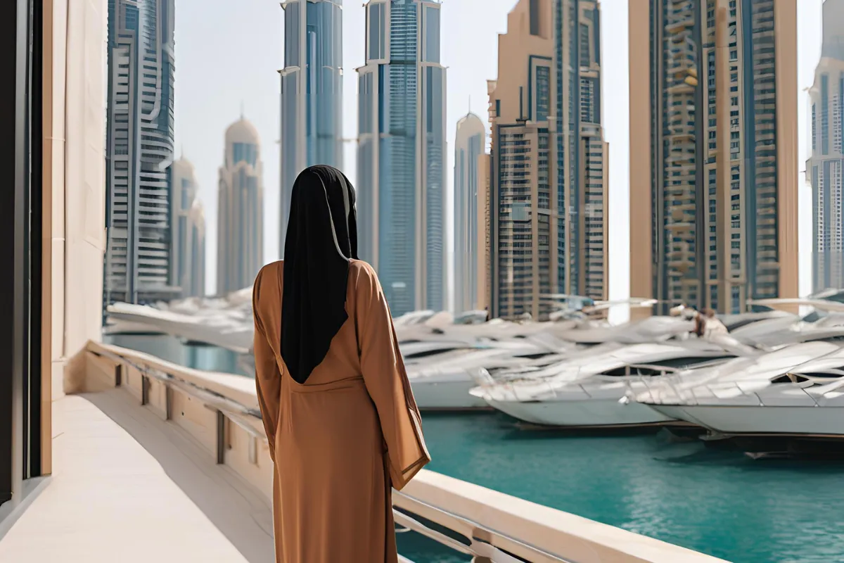 abaya à dubai marina